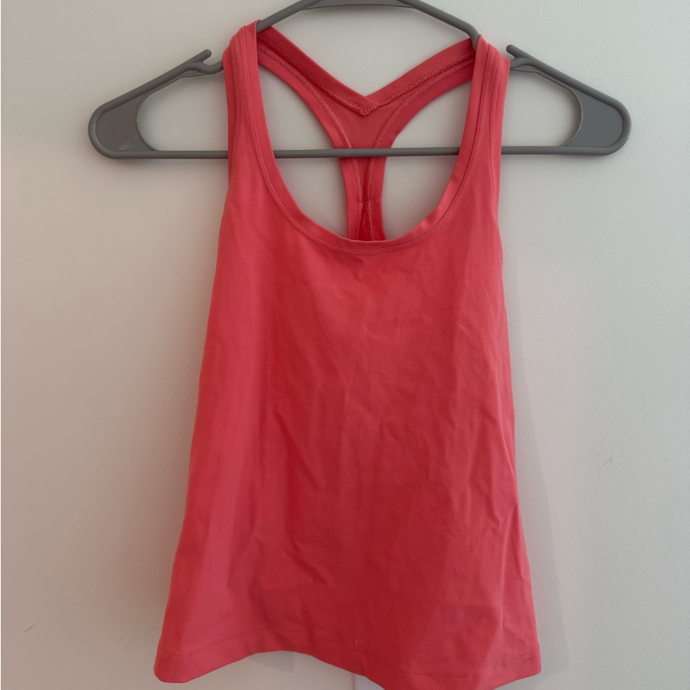 Lululemon Coral Pink Racerback Tank Top